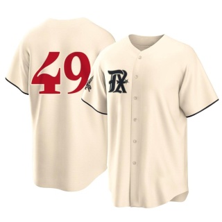 Texas Rangers Charlie Hough White Replica Men's Black/ Player Jersey  S,M,L,XL,XXL,XXXL,XXXXL