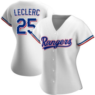 Men's Nike José Leclerc White Texas Rangers Home Replica Player Jersey Size: 4XL
